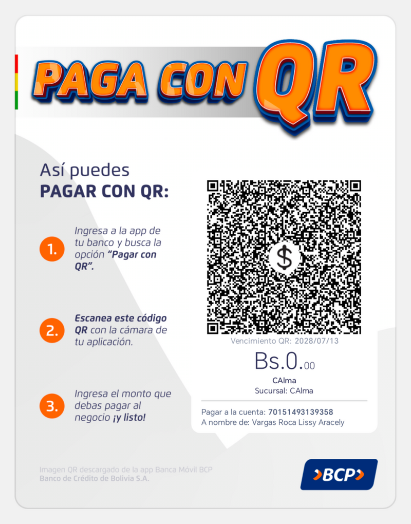 QR de pago CAlma